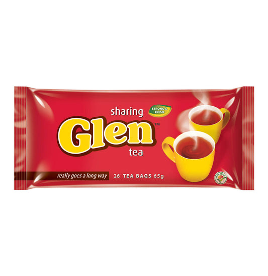 BEST BY JANUARY 2026: Glen Original Tea Bags (Pack of 100 Bags) 250g
