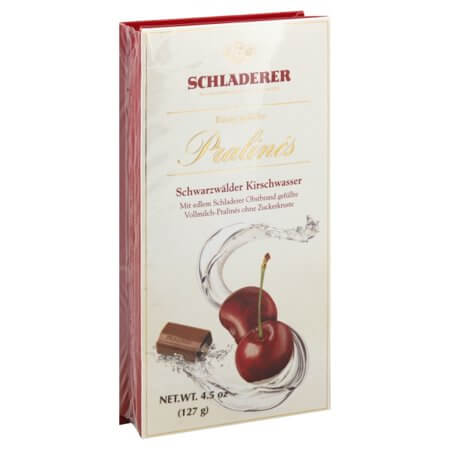 Schladerer Milk Chocolate Covered Cherries without Sugar Crust 127g