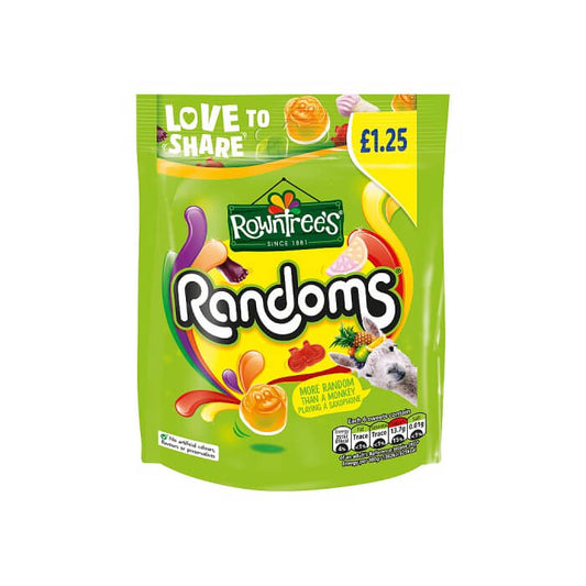 BEST BY MARCH 2026: Nestle Rowntree Randoms Pouch 120g