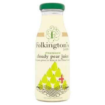 BEST BY JANUARY 2026: Folkingtons Pear Juice Glass Bottle Pears Grown in Kent 250ml