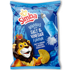 BEST BY MARCH 2026: Simba Salt and Vinegar Flavour 120g