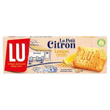 BEST BY JANUARY 2026: Lu Le Petit Citron Lemon Flavoured Soft Biscuits 5pk 140g