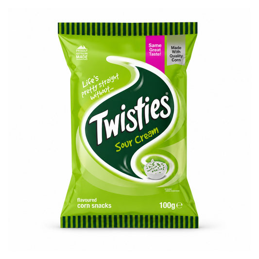 Smiths Twisties Sour Cream and Chives 100g