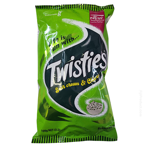Smiths Twisties Sour Cream and Chives 100g