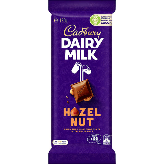 CAD DAIRY MILK HAZELNUT 180G