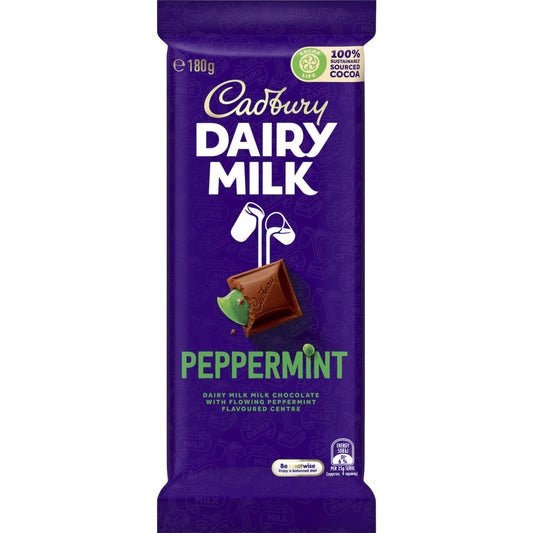 CAD DAIRY MILK PEPPERMINT 180G