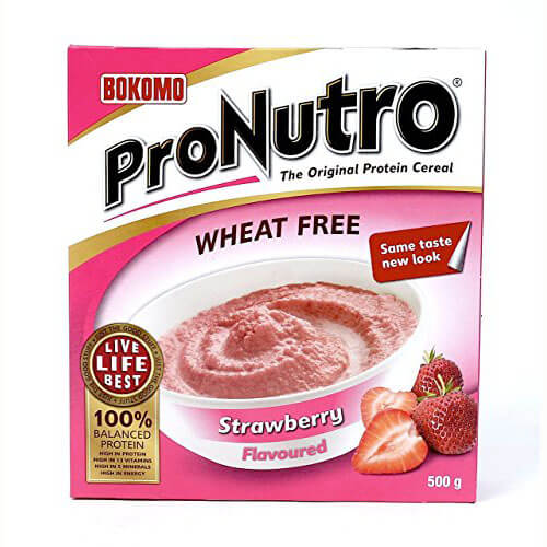 BEST BY MARCH 2026: Bokomo Strawberry Pronutro Cereal (Kosher) 500g