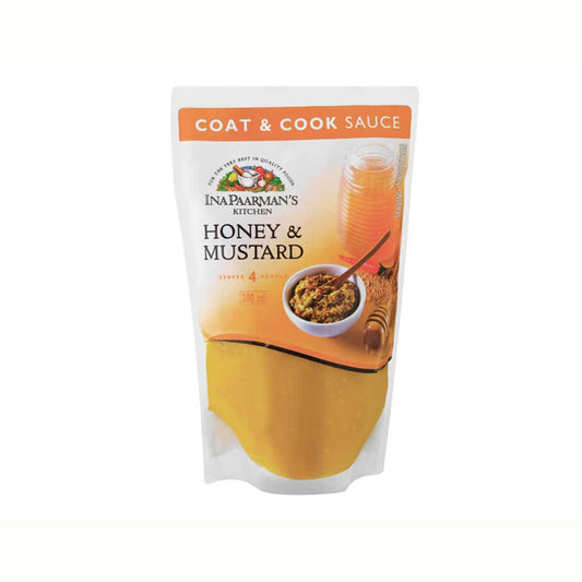 BEST BY MARCH 2026: Ina Paarman Sauce Honey Mustard Coat and Cook (Kosher) 200ml