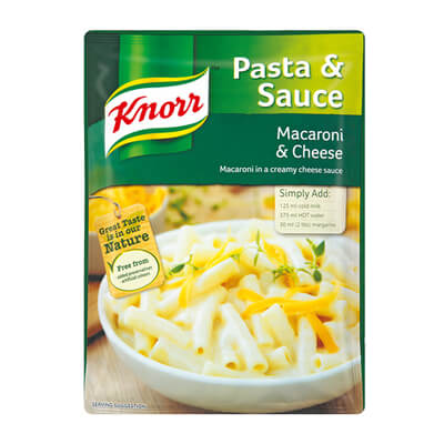 BEST BY MARCH 2026: Knorr Sauce Macaroni and Cheese Pasta and Sauce 128g