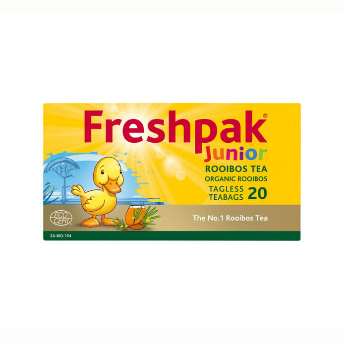 BEST BY FEBREUARY 2026: Freshpak Rooibos Tea - Junior Rooibos Tea Bags (Pack Of 20 Bags) 40g