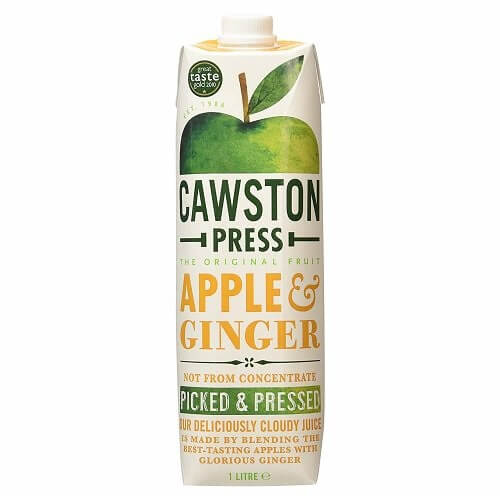 BEST BY FEBRUARY 2026: Cawston Press Apple and Ginger 1l