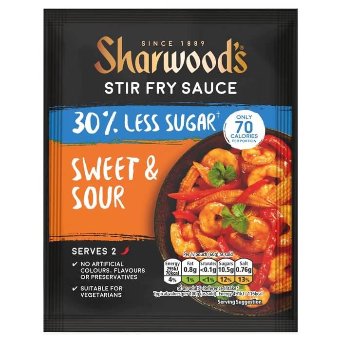 BEST BY DECEMBER 2025: Sharwoods Sweet Stir Fry 120g