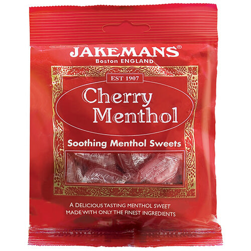 BEST BY JANUARY 2026: Jakemans Cherry Menthol 73g