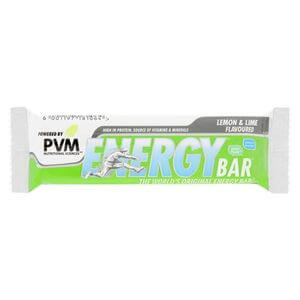 BEST BY FEBRUARY 2026: PVM Lemon Lime Energy Bar 45g