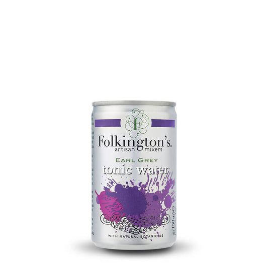 BEST BY JANUARY 2026: Folkingtons Earl Grey Tonic Water Can 150ml