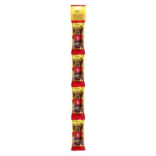BEST BY MARCH 2026: Beyers Caramel Bear Strip  HEAT SENSITIVE ITEM. PLEASE ADD ITEM 122942 TO THE ORDER TO TRY TO PROTECT CHOCOLATES FROM HEAT DAMAGE. 80g