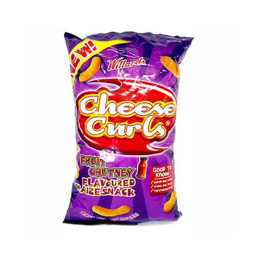 BEST BY FEBRUARY 2026: Willards Cheese Curls Fruit Chutney 90g