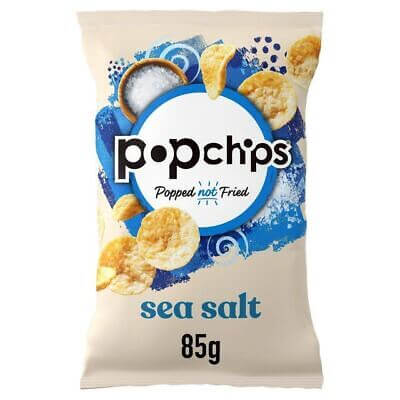 BEST BY JANUARY 2026: Popchips Sea Salt Potato Snack 85g