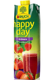 BEST BY JANUARY 2026: Rauch Happy Day Strawberry Nekter 1l