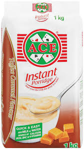 BEST BY MARCH 2026: Ace Instant Toffee Caramel Maize Porridge 1kg