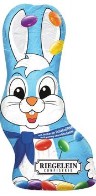 Riegelein Long Ear Bunny Filled with Chocolate Lentils 100g