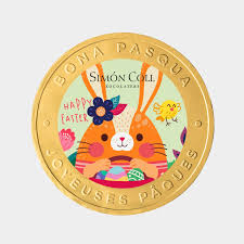 Simon Coll Easter Milk Chocolate Medallion Coin 60g