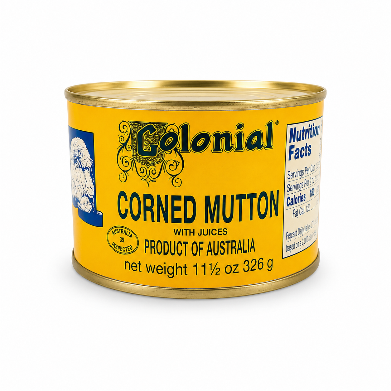 Colonial Corned Mutton With Juices 326g