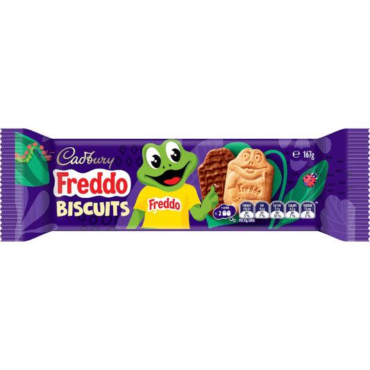 CADBURY FREDDO BISCUITS 167G