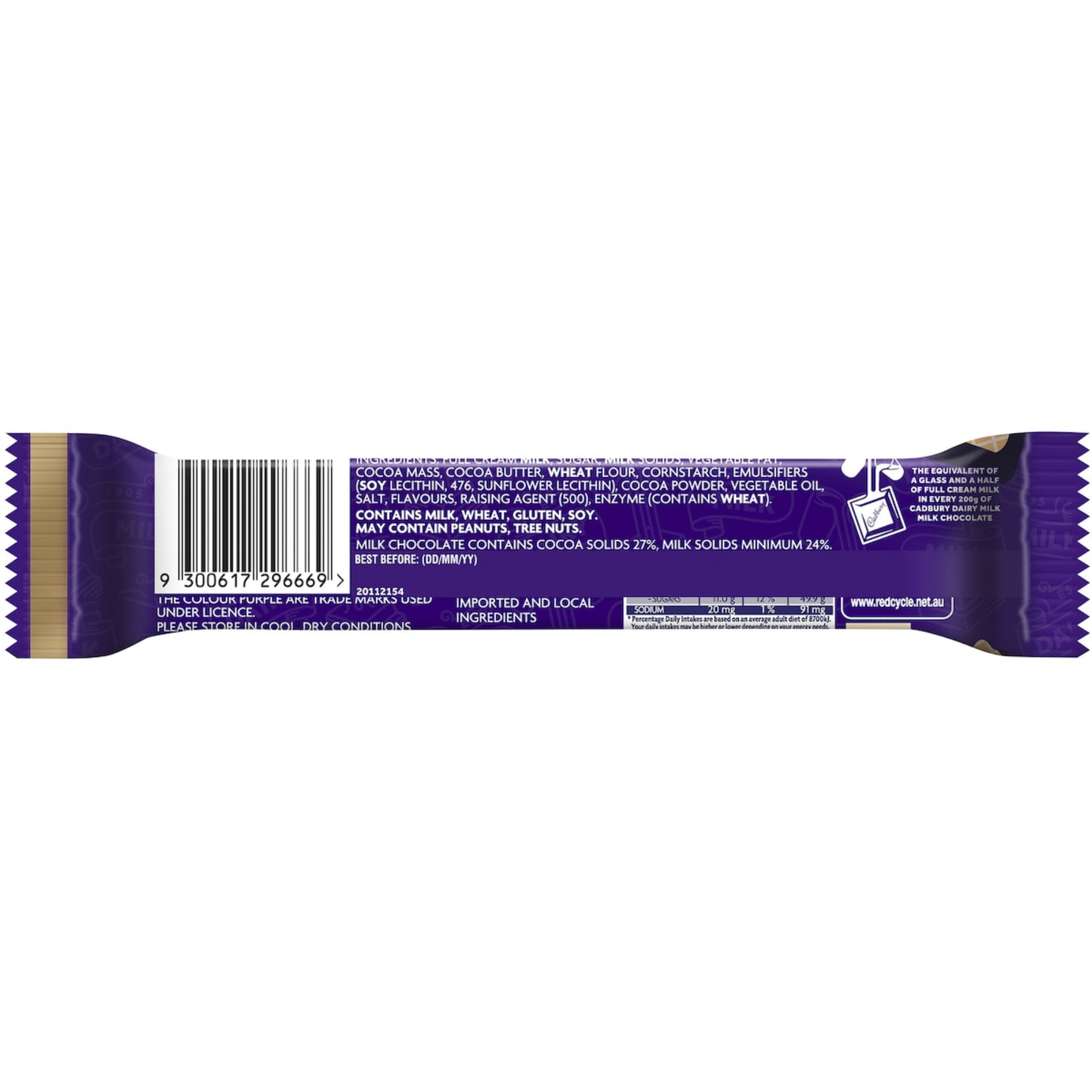 CADBURY DAIRY MILK BREAKAWAY 44G