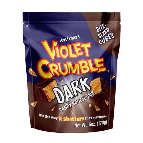 Nestle Violet Crumble Dark Chocolate Honeycomb Bar Covered in Dark Chocolate  HEAT SENSITIVE ITEM. PLEASE ADD ITEM 122942 TO THE ORDER TO TRY TO PROTECT CHOCOLATES FROM HEAT DAMAGE. 170g