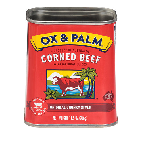 Ox and Palm Corned Beef with Natural Juices Original Chunky Style  326g