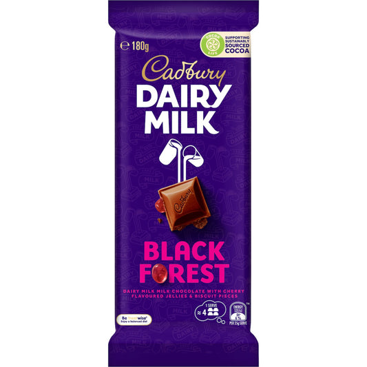 CAD DAIRY MILK BLACK FOREST 180G