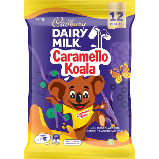 CAD DAIRY MILK CARAMELLO KOALA SHAREPACK 180G
