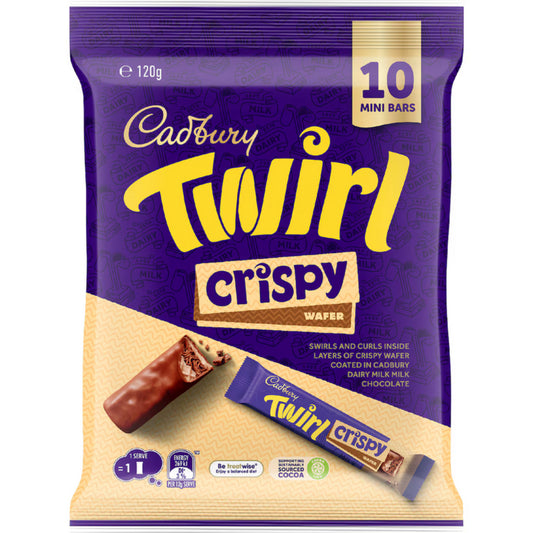 CAD TWIRL CRISPY SHAREPACK 120G